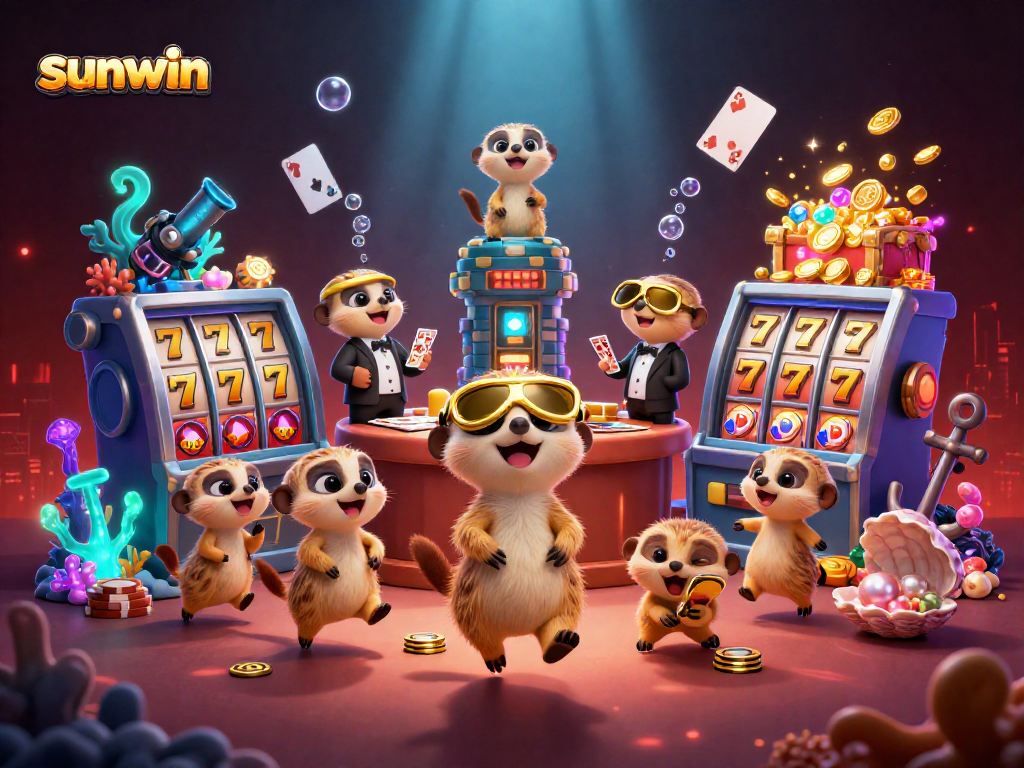 Join the fun at sunwin, where meerkats manage a busy casino with thrilling slot reels!