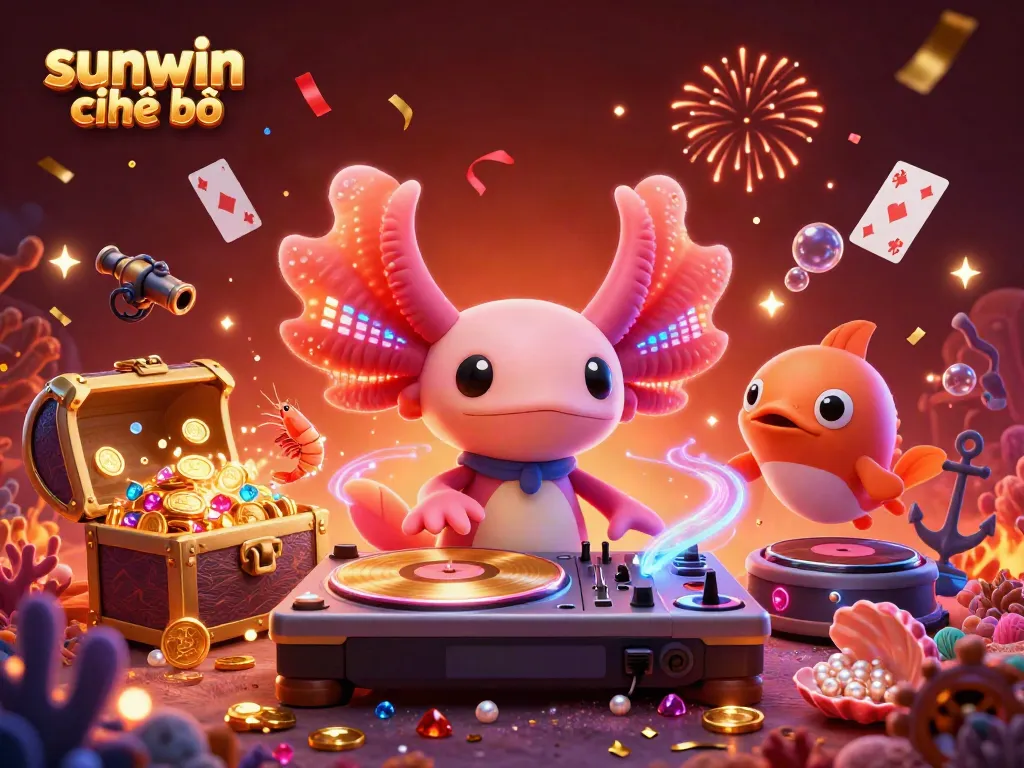 Experience thrilling gaming at sunwin chính chủ with vibrant characters and underwater treasures.