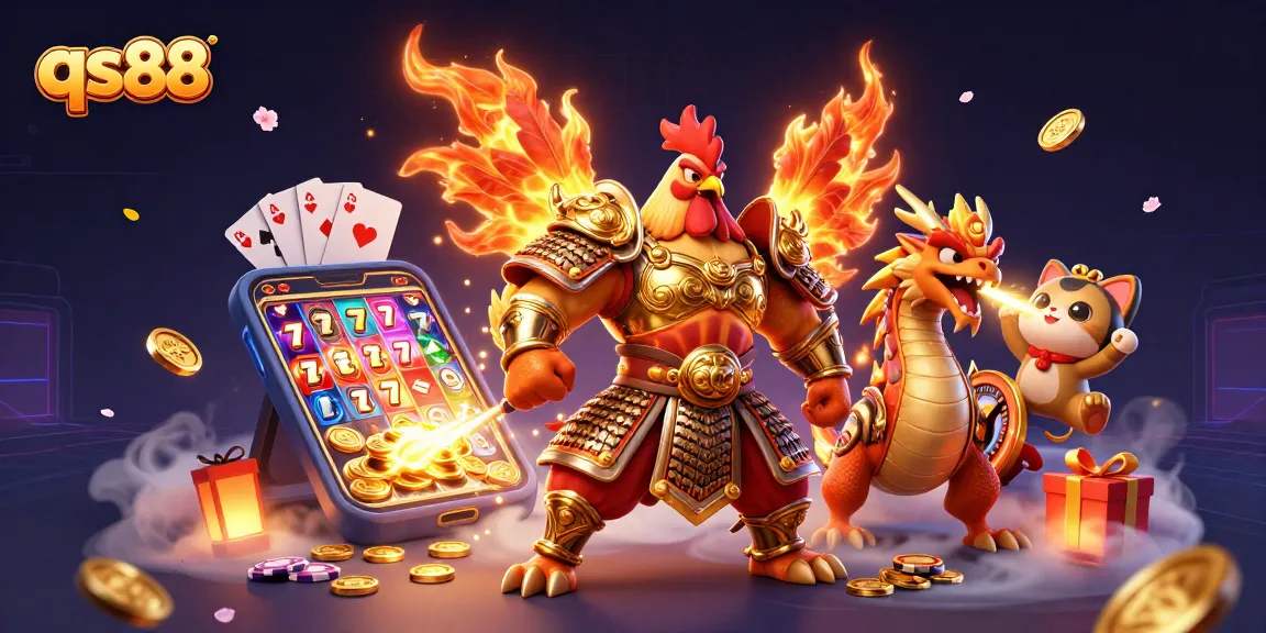 Engage with qs88 by experiencing vibrant slot games, dynamic characters, and festive casino elements.