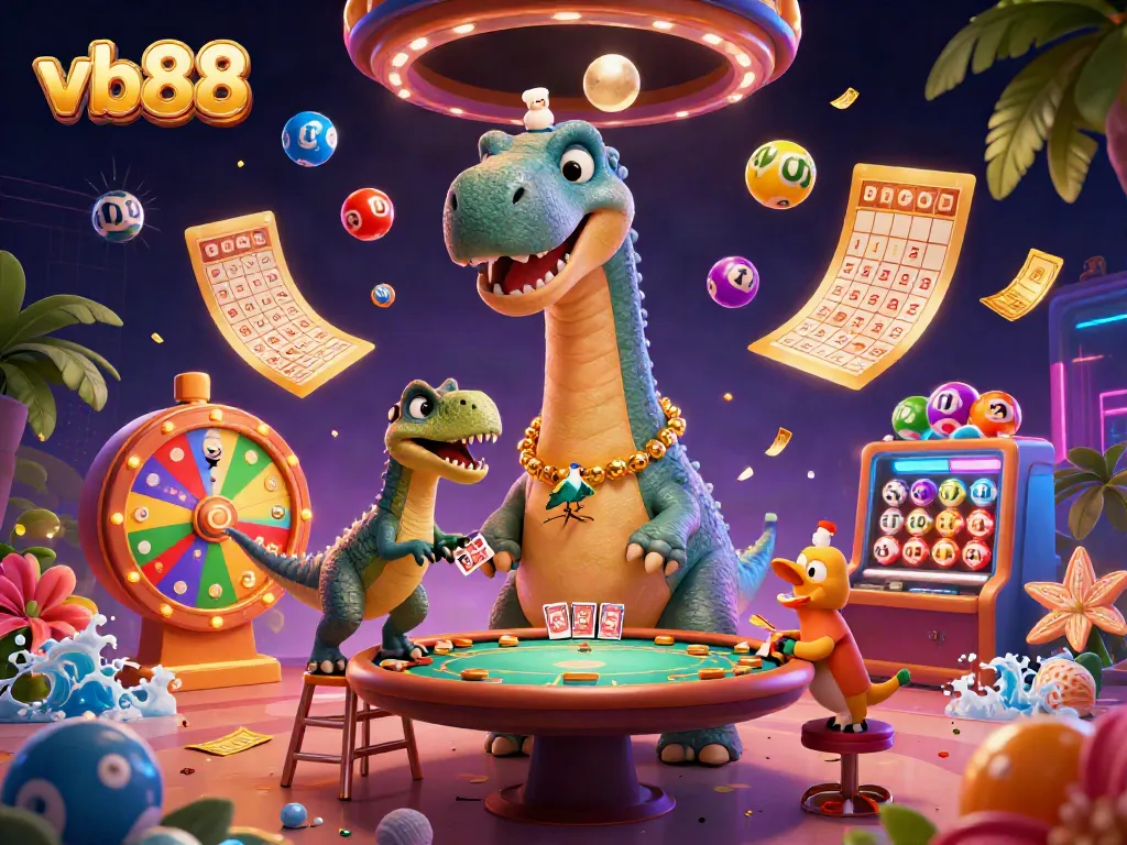 Experience thrilling gaming opportunities with vb88, featuring vibrant colorful elements.