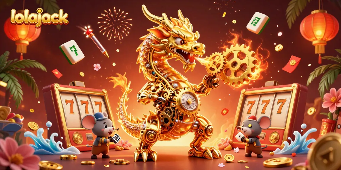 Play exciting casino games at lolajack with golden dragon and vibrant animations.
