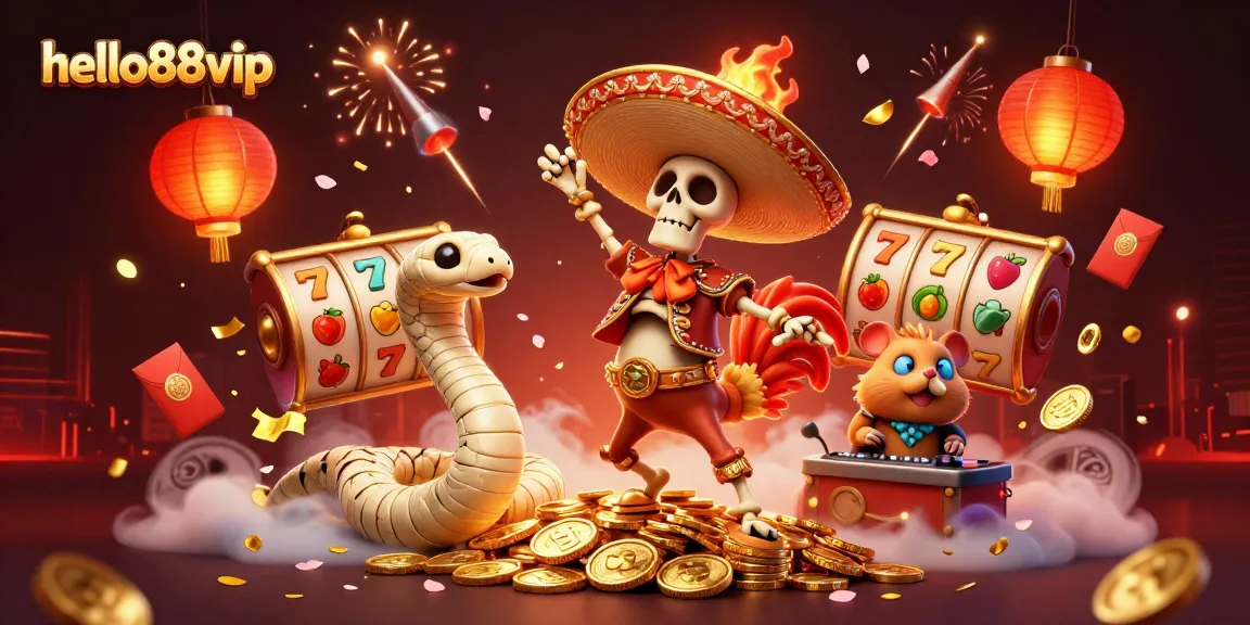 Engage with thrilling slots and jackpots at hello88vip with exciting 3D gaming characters.