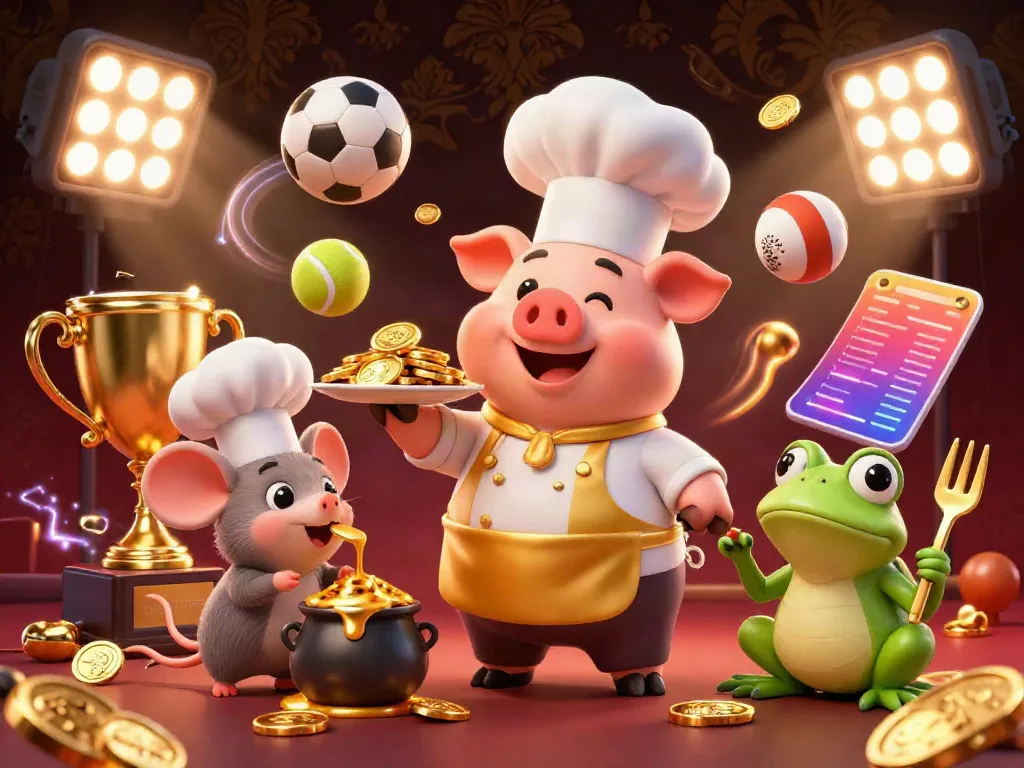 Engage with the thrilling sanclub casino experience involving a chef pig, lucrative gold elements, and high-energy sports!