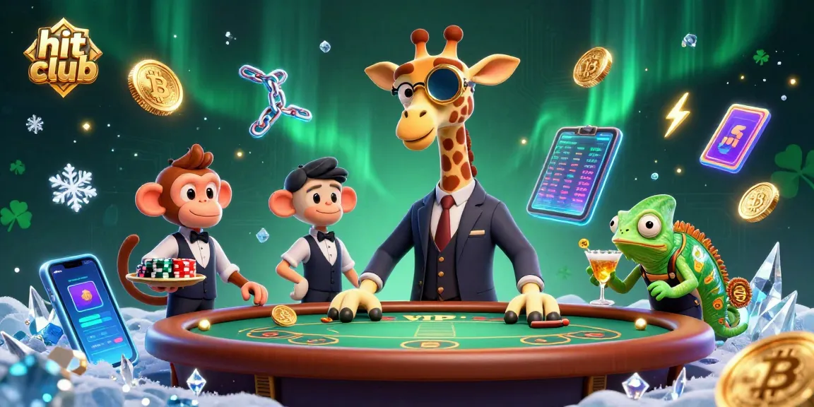 Experience thrilling wins at hit club with vibrant characters and dynamic gaming elements in an epic casino scene.